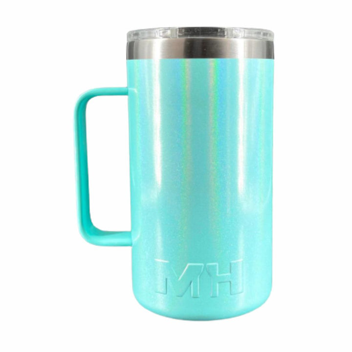 Taza Térmica Premium 20oz Aqua Glitter