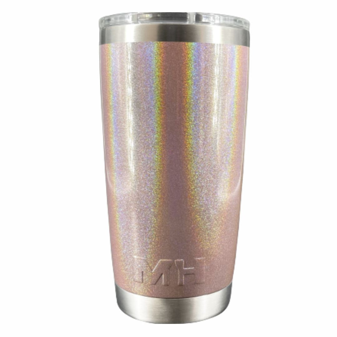 Vaso Térmico Premium 20oz Rose Gold Glitter