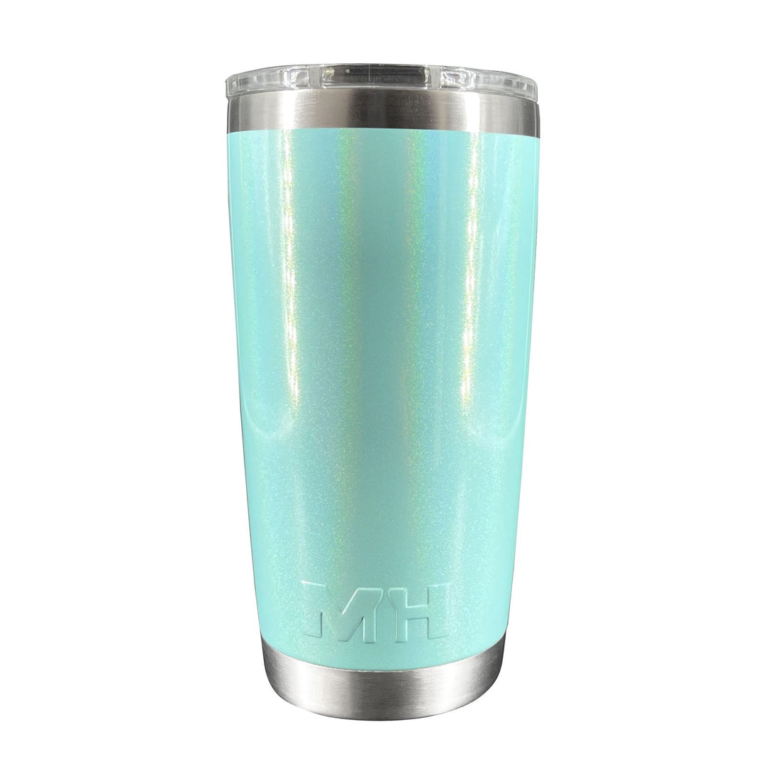 Vaso Térmico Premium 20oz Aqua Glitter